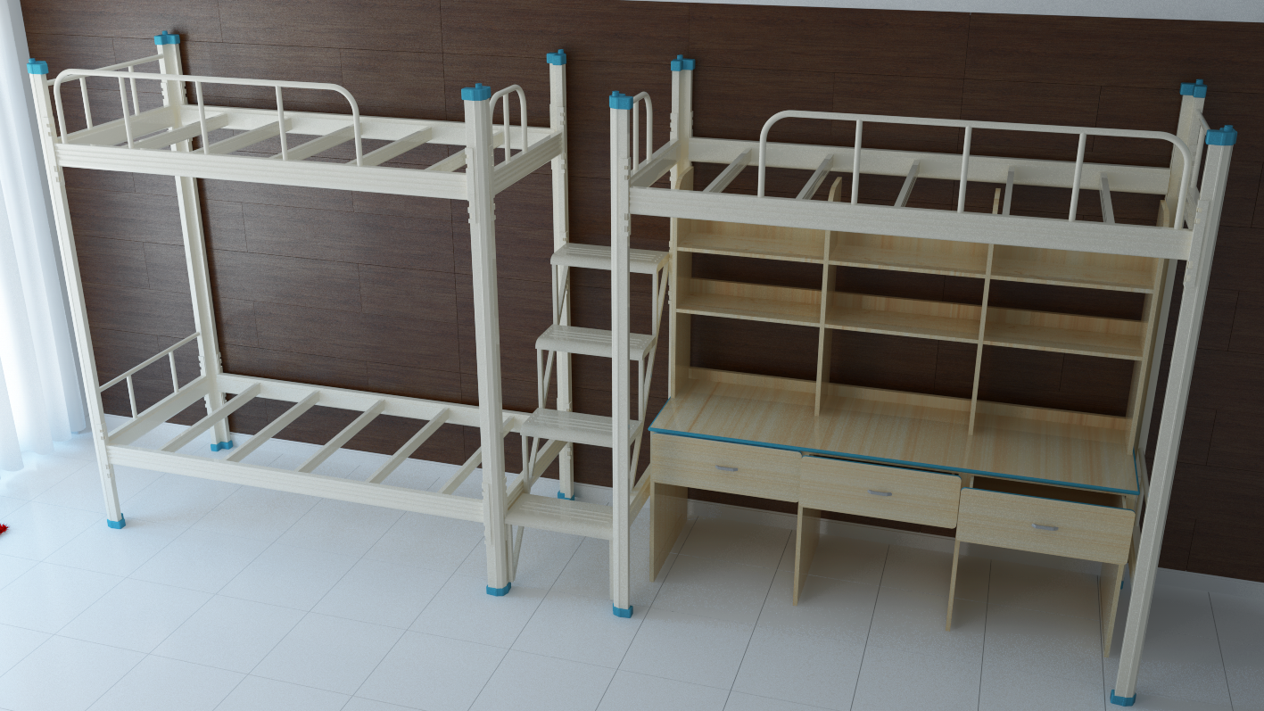 东莞学生双层铁床安装很给力，及时给伊顿外国语学校交货